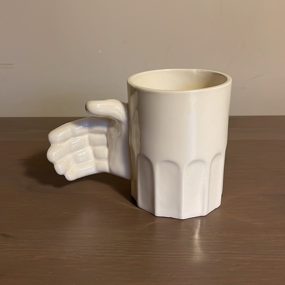 Vintage “Handout” White Ceramic Mug from Taiwan - Picture 4 of 8